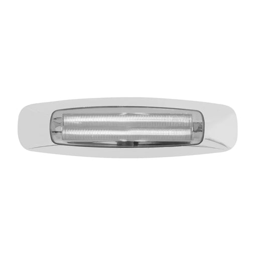 Light Gray 5-3/4" RECT. PRIME AMBER/CLEAR 4 LED DUAL FUNCTION LIGHT LED Rectangular Light