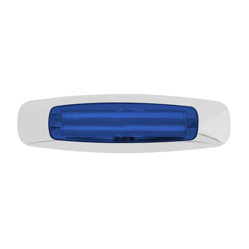 Light Gray 5-3/4" RECT. PRIME BLUE/BLUE 4 LED DUAL FUNCTION INT. LIGHT LED Rectangular Light