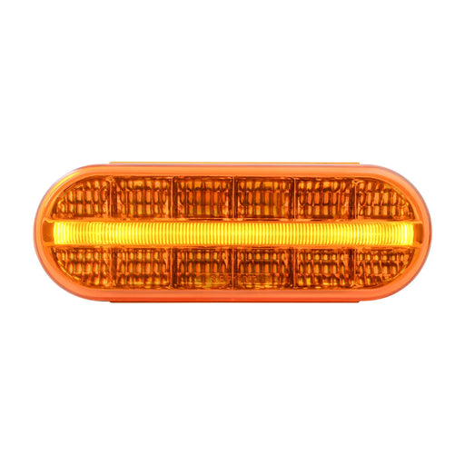 Chocolate Oval Prime Spyder LED Light 6" OVAL AMBER/AMBER,AMBER/CLEAR,RED/RED,RED/CLEAR,WHITE/CLEAR