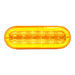 Gold Oval Prime Plus Spyder LED Light 6" OVAL AMBER/AMBER,AMBER/CLEAR,RED/RED,RED/CLEAR,WHITE/CLEAR