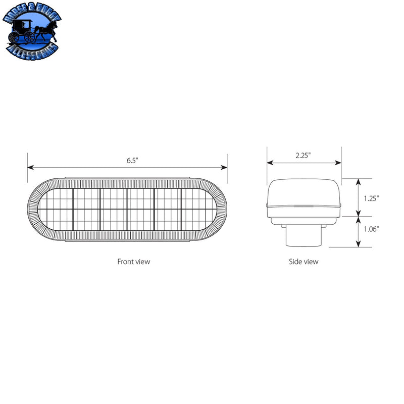 Oval Prime Plus Spyder LED Light (CHOOSE COLOR)