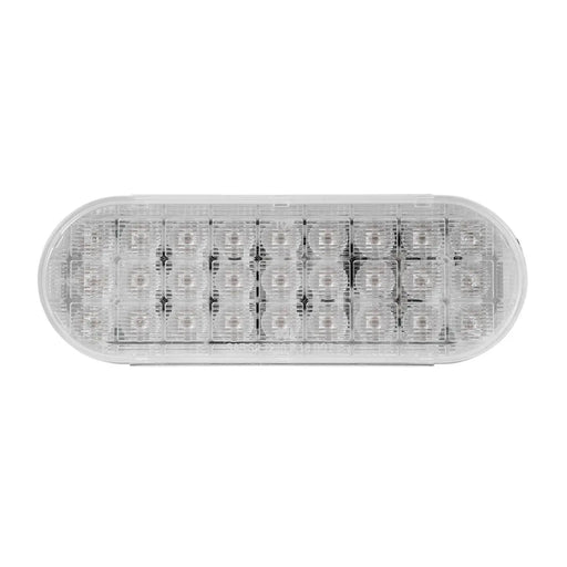 Gray 74864 OVAL SMART DYNAMIC WHITE/CLEAR 27 LED SEQUENTIAL SEALED LIGHT 6" OVAL