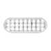 Light Gray OVAL SMART DYNAMIC WHITE/CLEAR 27 LED NON-SEQUE. SEALED LIGHT 6" OVAL