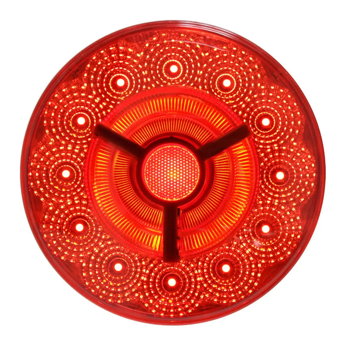 Firebrick 4" PRIME SPYDER RED/RED 17 LED SEALED LIGHT 4" ROUND