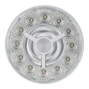 4" PRIME SPYDER WHITE/CLEAR 17 LED SEALED LIGHT 4" ROUND Gray