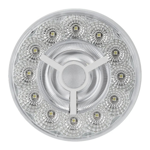 Gray 4" PRIME SPYDER WHITE/CLEAR 17 LED SEALED LIGHT 4" ROUND