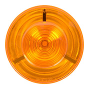 4" PRIME AMBER/AMBER 7 LED SEALED LIGHT 4" ROUND Dark Orange
