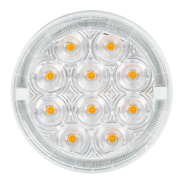 Light Gray 4″ Prime Plus LED Light AMBER/AMBER,AMBER/CLEAR,RED/RED,RED/CLEAR,WHITE/CLEAR