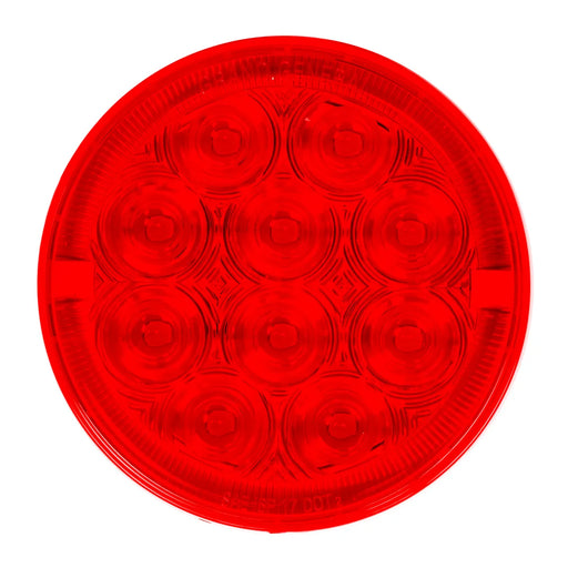 Red 4" PRIME+ RED/RED 14 LED SEALED LIGHT W/ 80783 PLUG 4" ROUND