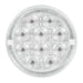 Light Gray 4" PRIME+ WHITE/CLEAR 14 LED SEALED LIGHT W/ 80783 PLUG 4" ROUND