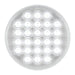 Light Gray 4" NON-SEQUENTIAL WHITE/CLEAR 26 LED SEALED LIGHT 4" ROUND