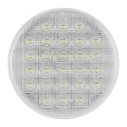 4" NON-SEQUENTIAL WHITE/CLEAR 26 LED SEALED LIGHT 4" ROUND Gray