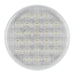 Gray 4" SMART DYNAMIC RED/CLEAR 26 LED SEQUENTIAL SEALED LIGHT 4" ROUND