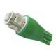 74932 #921/912 GREEN 5-LED TOWER STYLE LIGHT BULBS, 12V, PAIR Beige