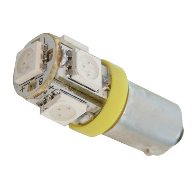 74950 #1895 AMBER 5-LED HIGH POWER TOWER STYLE BULBS, 12V, PAIR Gray