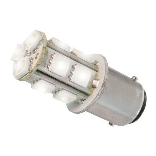 74972 #1157 WHITE 13 LED TOWER STYLE LIGHT BULBS, 12V, PAIR Dark Gray