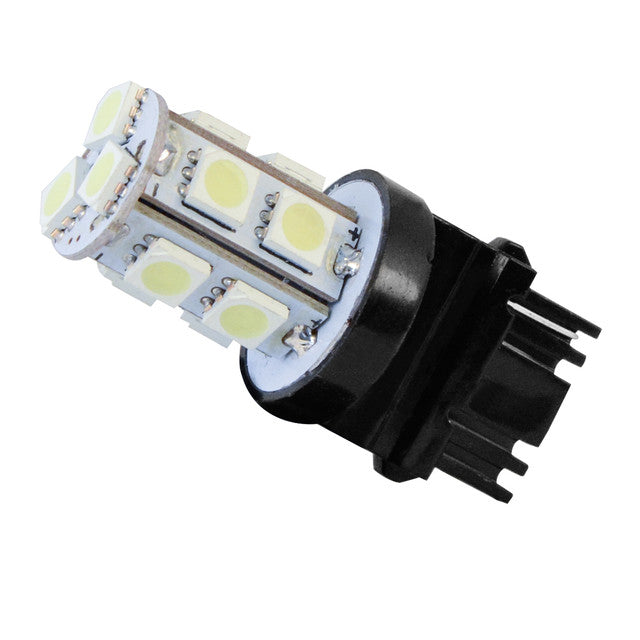 74982 #3156 WHITE 13 LED TOWER STYLE LIGHT BULBS, 12V, PAIR Black