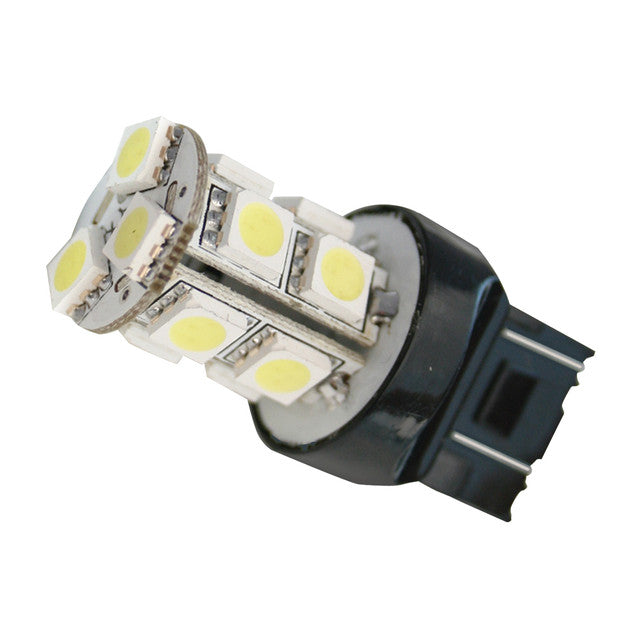 74990 #3157 AMBER 13 LED TOWER STYLE LIGHT BULBS, 12V, PAIR Gray