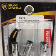 95073 1" CR. ALUM. SWITCH EXTENSION W/GREEN CRYSTAL FOR PETERBILT TOGGLE SWITCH Dark Gray