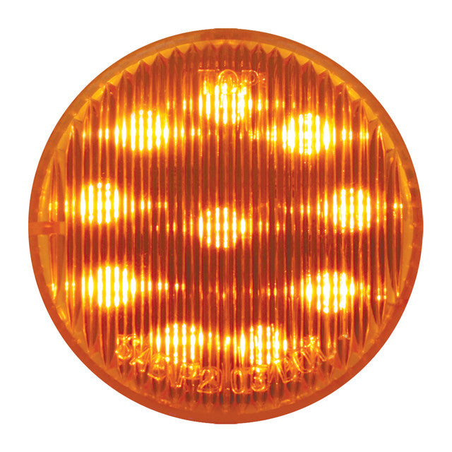 75110 2" AMBER/AMBER 10-LED MAKER SEALED LIGHT, 24V Chocolate