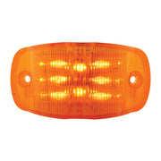 75160 RECT. AMBER/AMBER WIDE ANGLE 14 LED LIGHT, HIGH/LOW 3 WIRES Chocolate