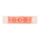 6"L RECT. RED/CLEAR 8 LED SEALED LIGHT, HIGH/LOW 3 WIRES Dark Salmon