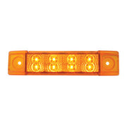 75180 6"L RECT. SPYDER AMBER/AMBER 8 LED LIGHT, HIGH/LOW 3 WIRES Goldenrod