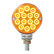 75191 3" PEARL DOUBLE FACE AMBER/ AMBER LED LIGHT, 14 LED/SIDE Goldenrod