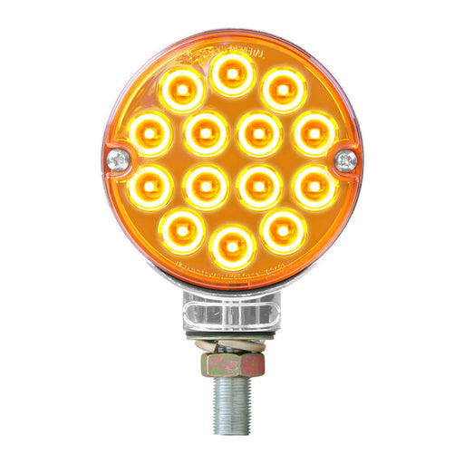 75191 3" PEARL DOUBLE FACE AMBER/ AMBER LED LIGHT, 14 LED/SIDE Goldenrod