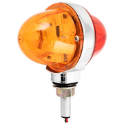 3" Watermelon Double Face High Power LED Pedestal Light (CHOOSE COLOR) amber/amber - red/red Coral