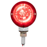 3" Watermelon Double Face High Power LED Pedestal Light (CHOOSE COLOR) amber/amber - red/red,amber/clear - red/clear,amber/smoke - red/smoke Firebrick