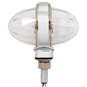 3" Watermelon Double Face High Power LED Pedestal Light (CHOOSE COLOR) amber/amber - red/red,amber/clear - red/clear,amber/smoke - red/smoke Light Gray