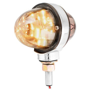 3" Watermelon Double Face High Power LED Pedestal Light (CHOOSE COLOR) amber/smoke - red/smoke Wheat