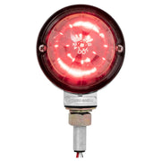 3" Watermelon Double Face High Power LED Pedestal Light (CHOOSE COLOR) amber/amber - red/red,amber/clear - red/clear,amber/smoke - red/smoke Light Coral