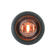 75201 1-1/4" AMBER/CLEAR 1LED DUAL FUNC. LIGHT W/GROMMET, 3 WIRES Dark Slate Gray