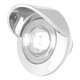 75234 1-1/4" WHITE/CLEAR 1LED DUAL FUNCT. LIGHT W/CR. BEZEL&VISOR Light Gray