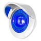 75265 1" MINI BLUE/BLUE 1LED DUAL FUNCT. LIGHT W/CR. BEZEL&VISOR Light Gray