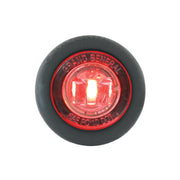 75293 1" MINI RED/CLEAR 1LED W/ GROMMET DUAL FUNCTION LIGHT Salmon