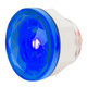 75305 1-1/4" BLUE/BLUE DIAMOND LENS 1 LED INTERIOR LIGHT W/ NUT Royal Blue