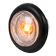 75311 1-1/4" AMBER/CLR DIAMOND LENS 1 LED DUAL FUNT. LIGHT W/ GRMT Tan
