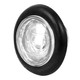 75314 1-1/4" WHITE/CLR DIAMOND LENS 1 LED INTERIOR LIGHT W/GROMMET Light Gray