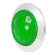 75326 1-1/4" GREEN/GRN DIAMOND 1LED DUAL FUNC. LIGHT W/CR. BEZEL Forest Green