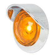 75330 1-1/4" Diamond Lens LED Light Amber Goldenrod