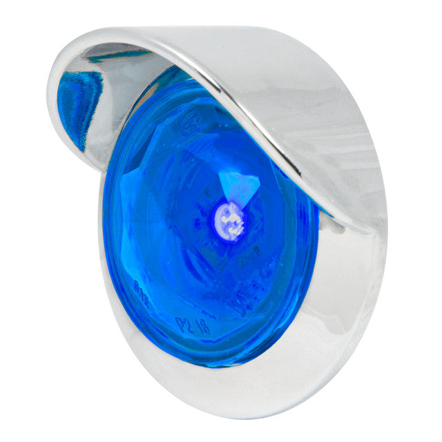 75335 1-1/4" Diamond Lens LED Light Blue Royal Blue