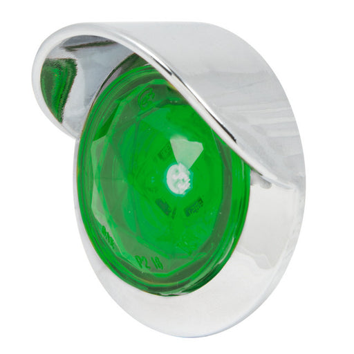 75336 1-1/4" Diamond Lens LED Light Green Forest Green