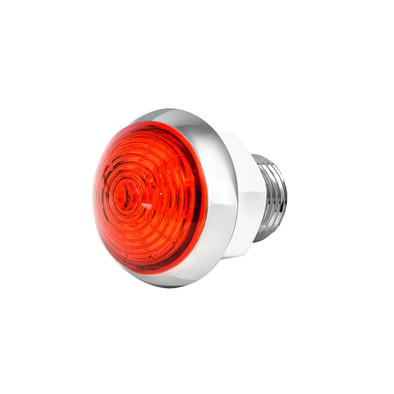 75341 1-1/4" RED/RED CLASSIC 1LED DUAL FUN. LIGHT W/ CR. HOUSING 1-1/4" MINI MOON Orange Red