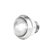 75342 1-1/4" WHITE/CLR CLASSIC 1LED DUAL FUN. LIGHT W/ CR. HOUSING 1-1/4" MINI MOON Light Gray