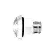 75342 1-1/4" WHITE/CLR CLASSIC 1LED DUAL FUN. LIGHT W/ CR. HOUSING 1-1/4" MINI MOON Light Gray