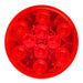 Red 4" HIGHWAY RED/RED 10 LED SEALED LIGHT 4" ROUND