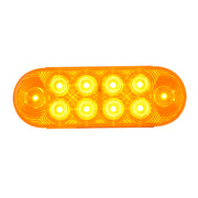 75775 Highway Series Oval LED Light with 10 Diodes Amber Orange